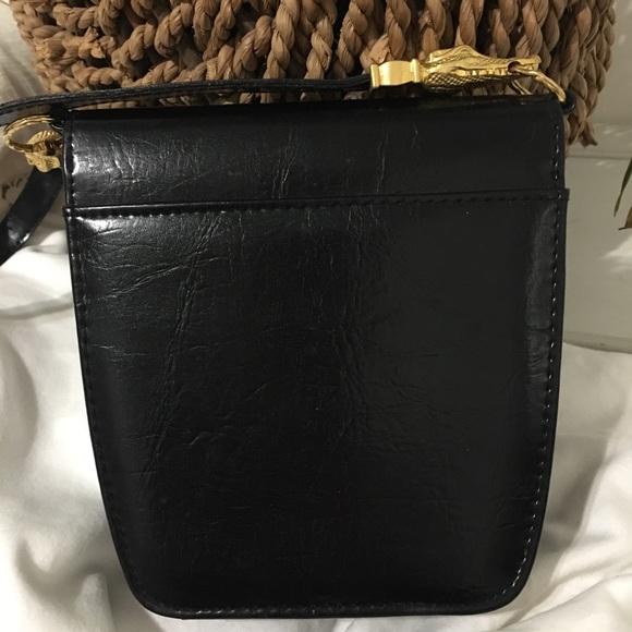 Vintage / crocodile charm cross bag - Picture 5 of 6